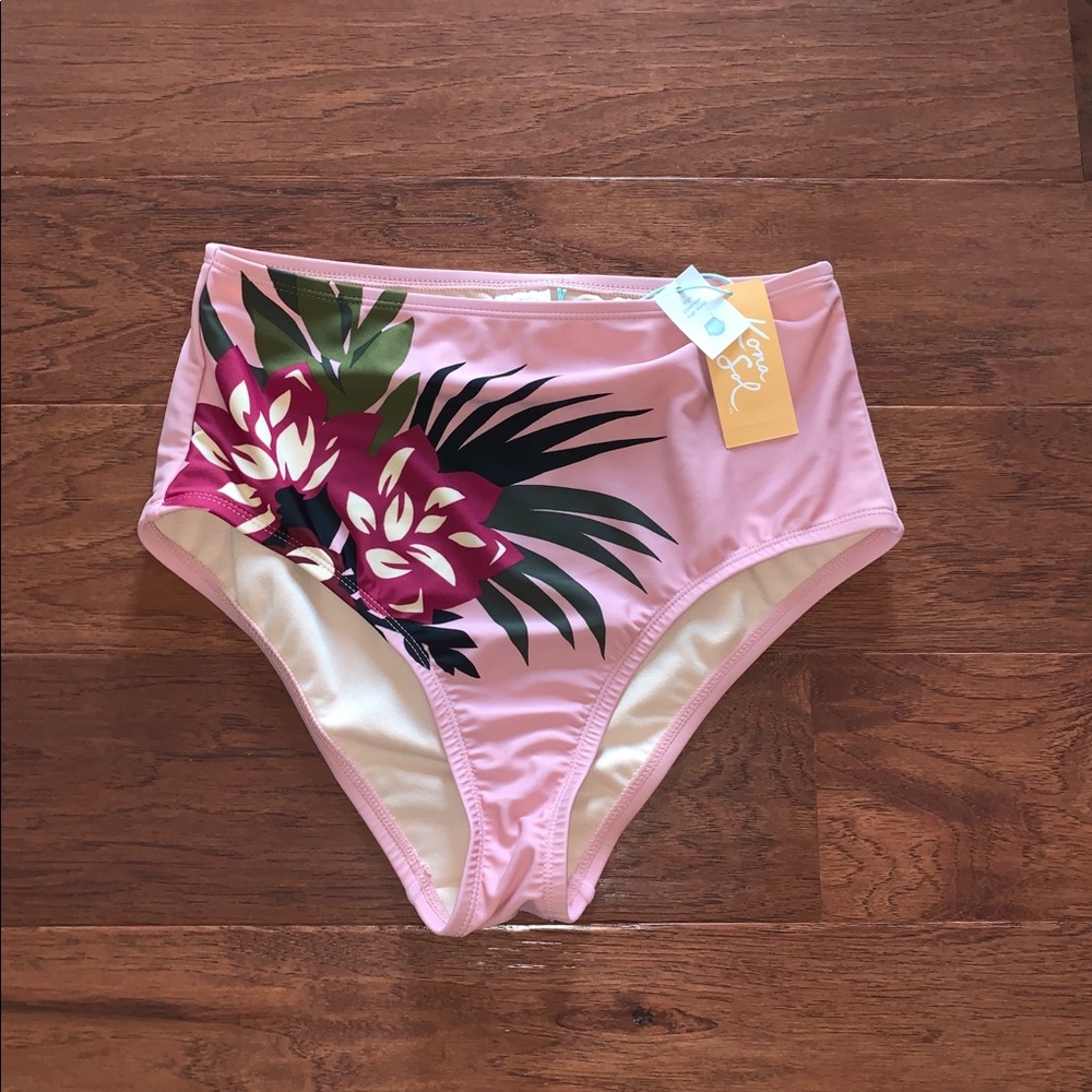High waisted bikini bottom